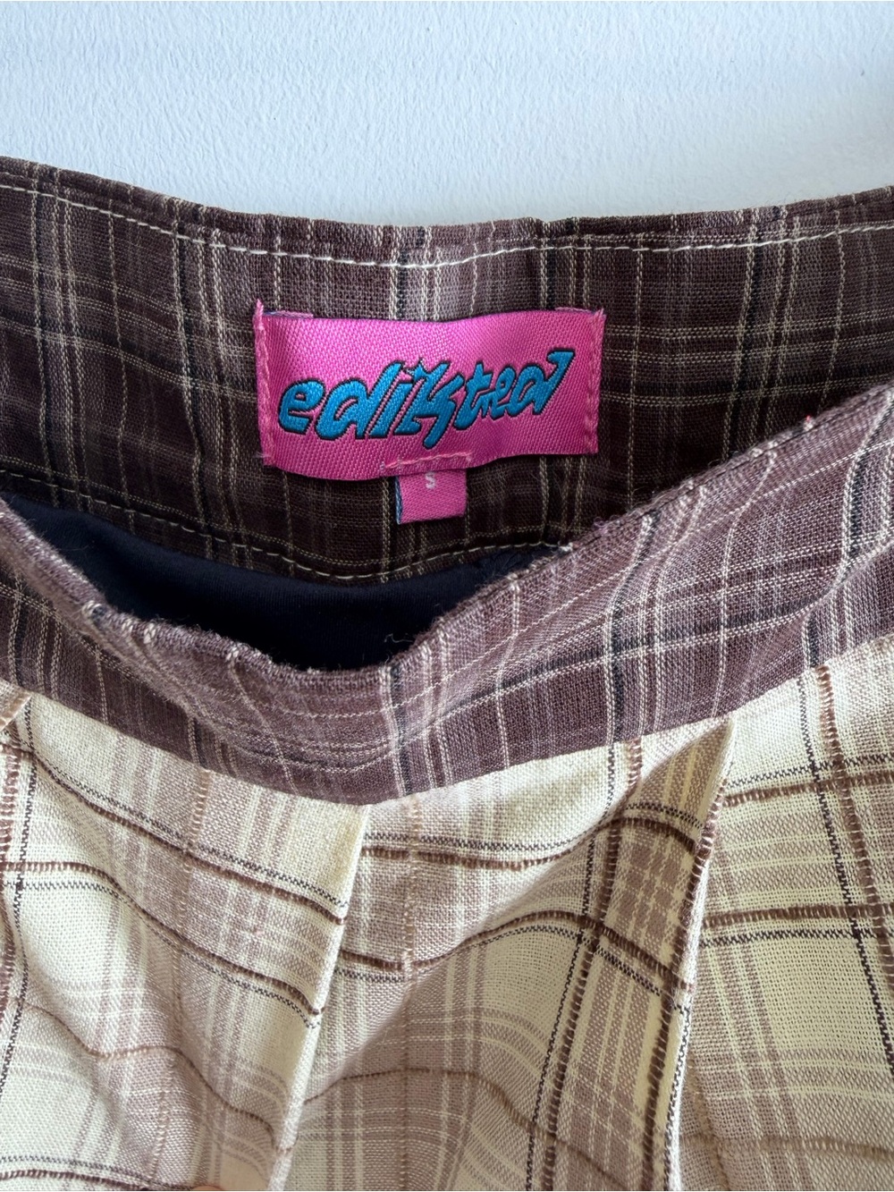 EDIKTED Mylie Mixed Plaid Mini Skort - Picture 6 of 6